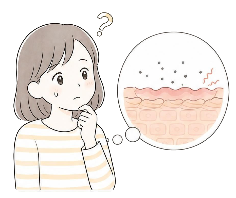 肌荒れ中とは?